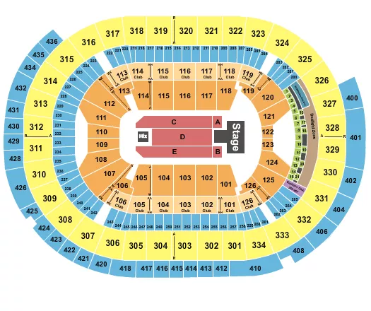 seating chart for Enterprise Center - Matt Rife - eventticketscenter.com