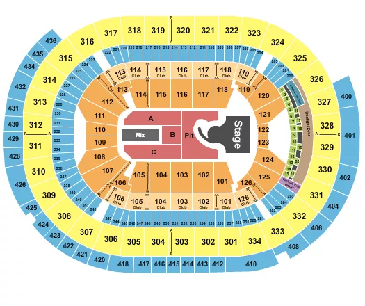 seating chart for Enterprise Center - Megan Moroney - eventticketscenter.com