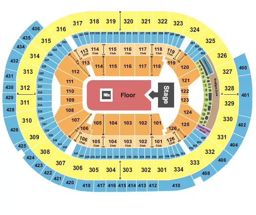 seating chart for Enterprise Center - Sexyy Red - eventticketscenter.com