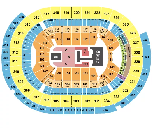 seating chart for Enterprise Center - Teddy Swims - eventticketscenter.com