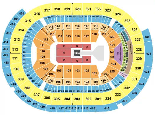 seating chart for Enterprise Center - WWE 2 - eventticketscenter.com