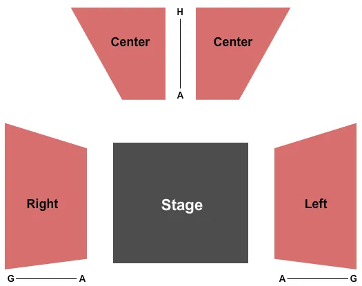 seating chart for Ephrata Performing Arts Center - End Stage - eventticketscenter.com