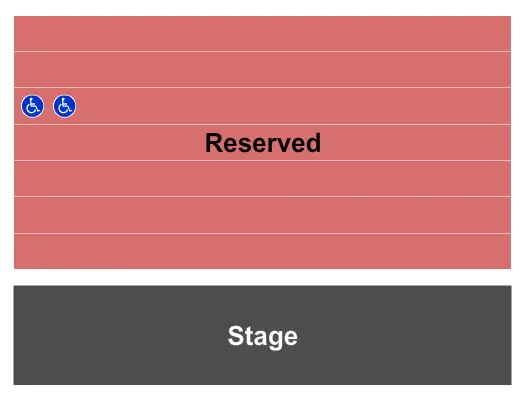 seating chart for Erickson Theatre - Jacqueline Novak's Get On Your Knees - eventticketscenter.com