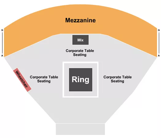 seating chart for Event Centre At Club Regent Casino - Melee Gala - eventticketscenter.com