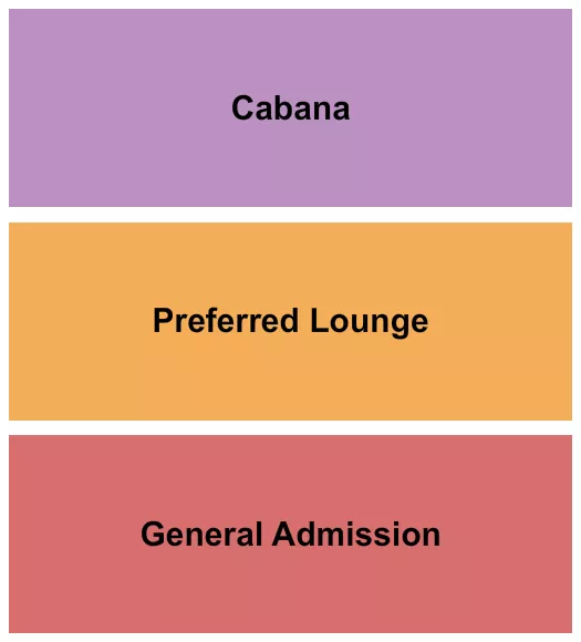seating chart for Event Lawn at Virgin Hotels - Las Vegas - GA/Preferred/Cabana - eventticketscenter.com