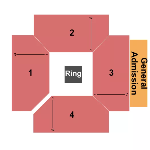 seating chart for Events Center At Osceola Heritage Park - ProboxTV - eventticketscenter.com