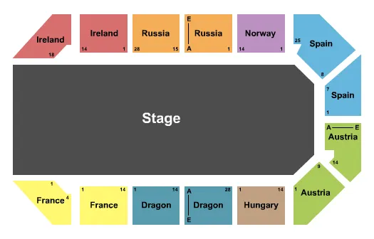 Tournament of Kings: Seating Chart & Best Seats - Vegas Primer