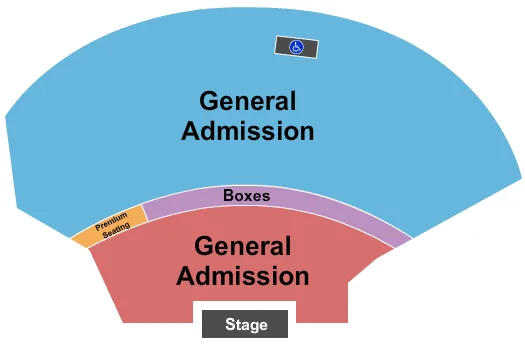 seating chart for KEMBA Live! - GA Pit/Lawn & Platinum - eventticketscenter.com