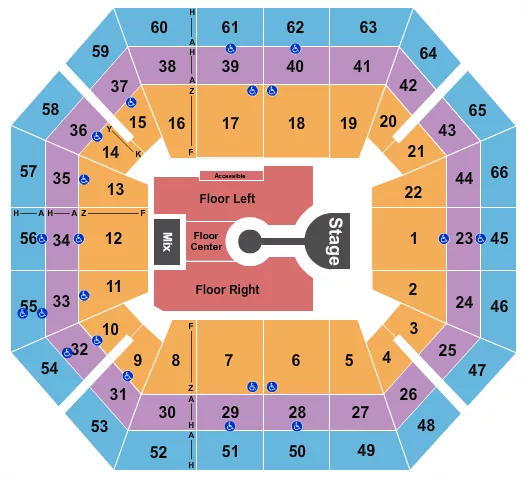 seating chart for ExtraMile Arena - Lauren Daigle - eventticketscenter.com