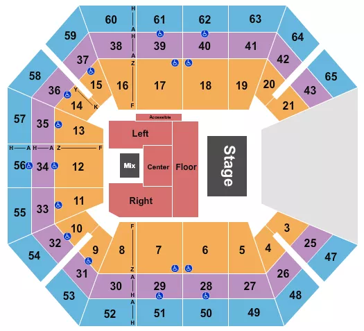 seating chart for ExtraMile Arena - Red Clay Strays - eventticketscenter.com