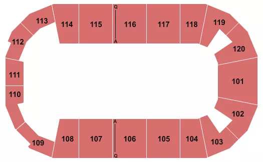 seating chart for F&M Bank Arena - Open Floor - eventticketscenter.com