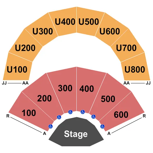 seating chart for Faith Chapel - Endstage 2 - eventticketscenter.com