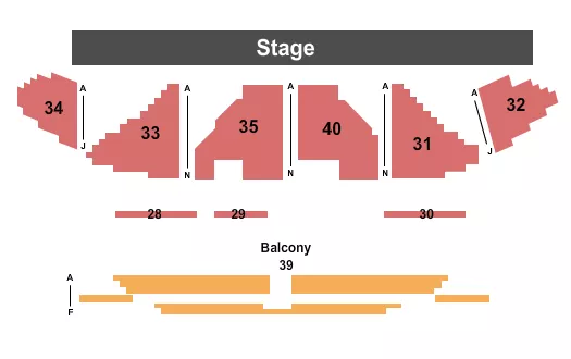 seating chart for Faith Church - Dyer - End Stage - eventticketscenter.com