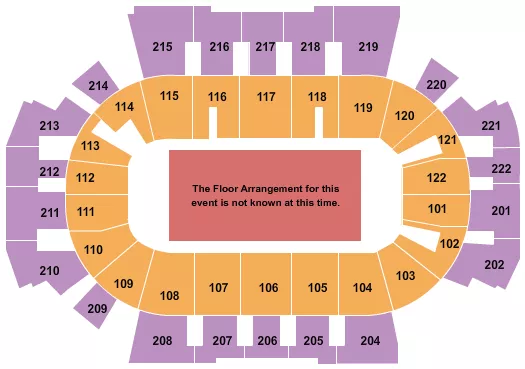 seating chart for Family Arena - Generic Floor - eventticketscenter.com