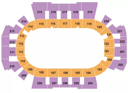 seating chart for Family Arena - Monster Trucks - eventticketscenter.com
