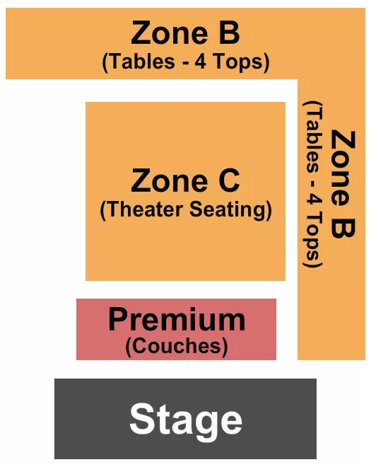 seating chart for Family Fun Xperience Theatre - The Jazz - eventticketscenter.com
