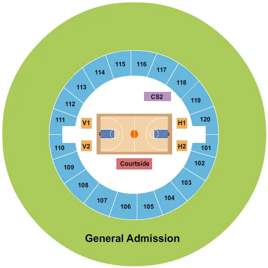 Basketball Seating Map