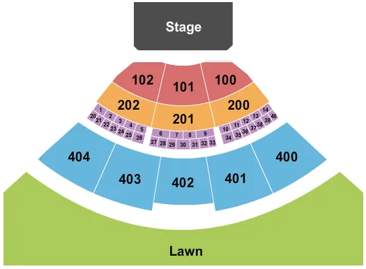seating chart for Everwise Amphitheater at White River State Park - Lynyrd Skynyrd - eventticketscenter.com