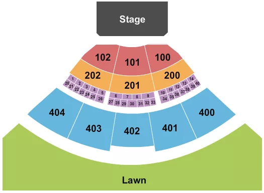 seating chart for Everwise Amphitheater at White River State Park - Lynyrd Skynyrd - eventticketscenter.com