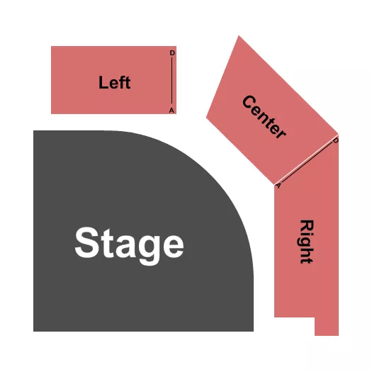 seating chart for Farmers Alley Theatre - Endstage - eventticketscenter.com