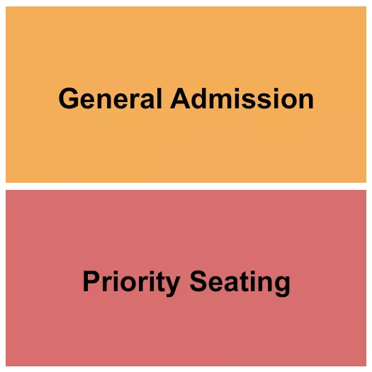seating chart for Fine Arts Theatre - Denton - GA/Priority - eventticketscenter.com