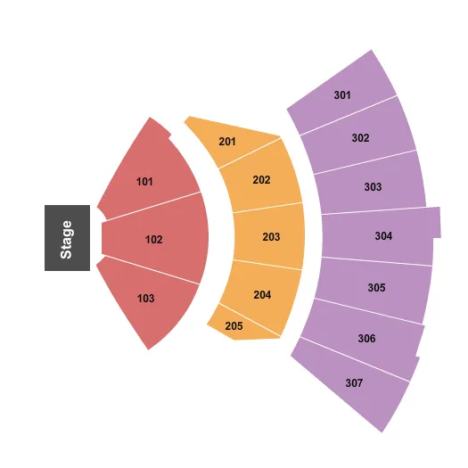seating chart for FirstBank Amphitheater - Endstage - eventticketscenter.com