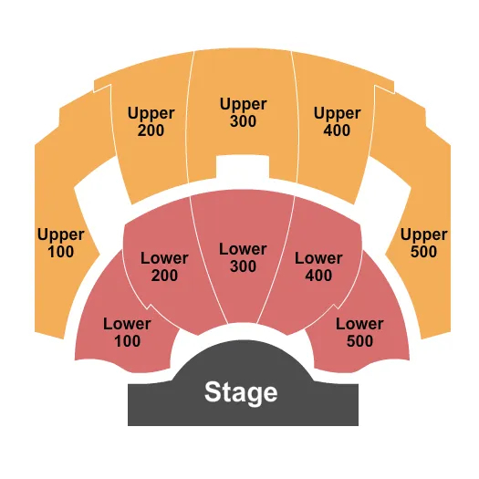 seating chart for First Baptist Church Covington - End Stage - eventticketscenter.com