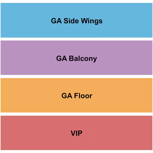 seating chart for First Christian Church Newburgh - GA/VIP/Sides - eventticketscenter.com