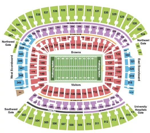 Cleveland Browns vs. Baltimore Ravens Cleveland Tickets 10/01/2023