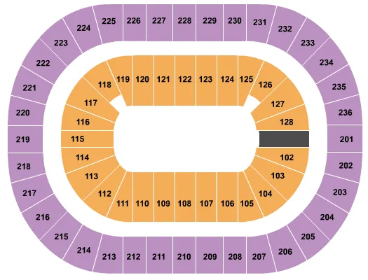seating chart for FirstOntario Centre - Monster Jam - eventticketscenter.com