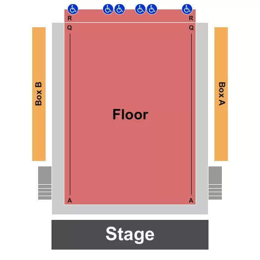 seating chart for FirstOntario Performing Arts Centre - Recital Hall - Endstage - eventticketscenter.com