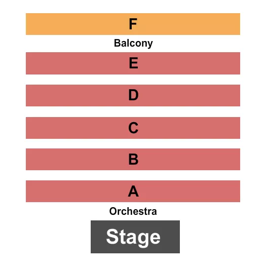 seating chart for First Presbyterian Church of Oakland - Candlelight 2 - eventticketscenter.com