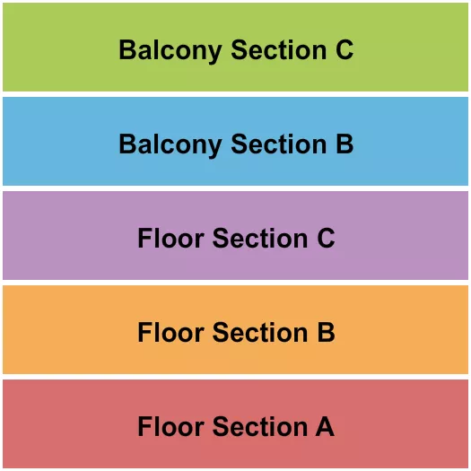 seating chart for First Presbyterian Church of Santa Fe - Floor/Balcony - eventticketscenter.com