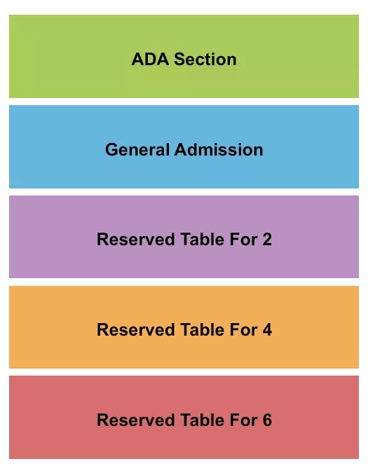 seating chart for FitzGerald's Nightclub - GA & RSV 2/4/6 - eventticketscenter.com