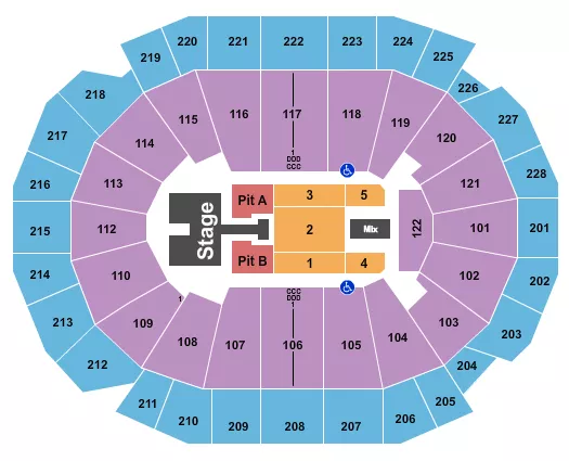 seating chart for Fiserv Forum - Kelsea Ballerini - eventticketscenter.com