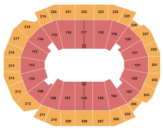 seating chart for Fiserv Forum - Monster Jam - eventticketscenter.com