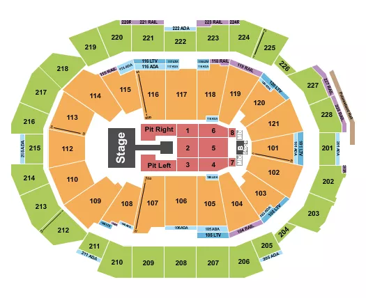 seating chart for Fiserv Forum - sombr - eventticketscenter.com