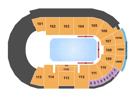 Cirque Seating Map