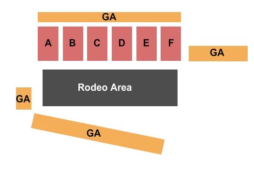 seating chart for Flathead County Fairgrounds - Northwest Montana Rodeo - eventticketscenter.com
