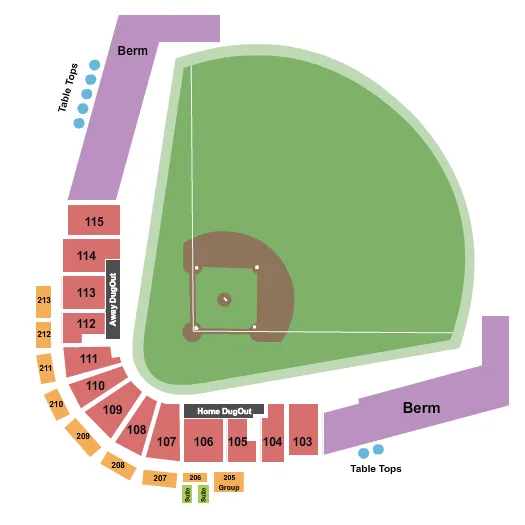 TD Ballpark Seating Chart 