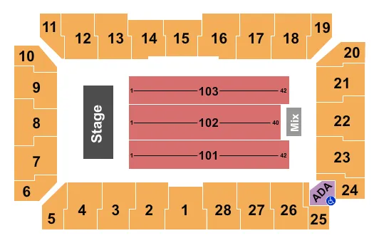 Visions Veterans Memorial Arena: Tickets, Schedule & Seating