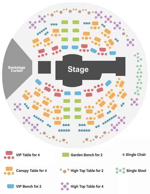 seating chart for The Skunk Train - Flynn Creek Circus - eventticketscenter.com