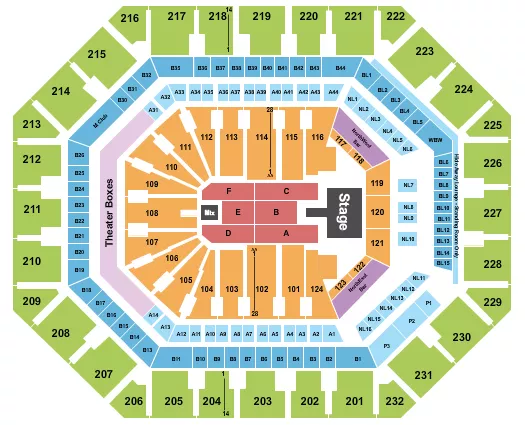seating chart for Mortgage Matchup Center - Christian Nodal - eventticketscenter.com