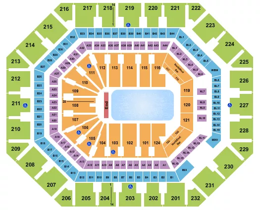 seating chart for Footprint Center - Cirque Crystal - eventticketscenter.com