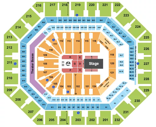 seating chart for Mortgage Matchup Center - Dancing With The Stars - eventticketscenter.com