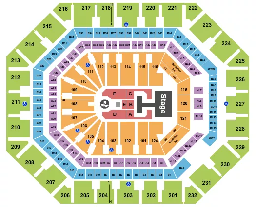 seating chart for Footprint Center - Descendants & Zombies - eventticketscenter.com