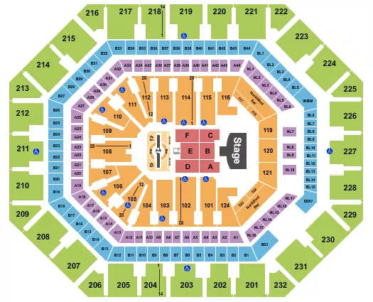 Square Garden Seating Chart Justin Timberlake