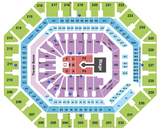 seating chart for Footprint Center - Sabrina Carpenter - eventticketscenter.com