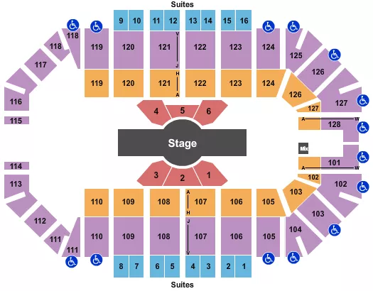 Ford Field Seating Chart & Map