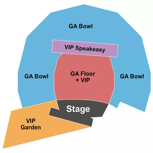 seating chart for Forest Hills Stadium - Festival - eventticketscenter.com
